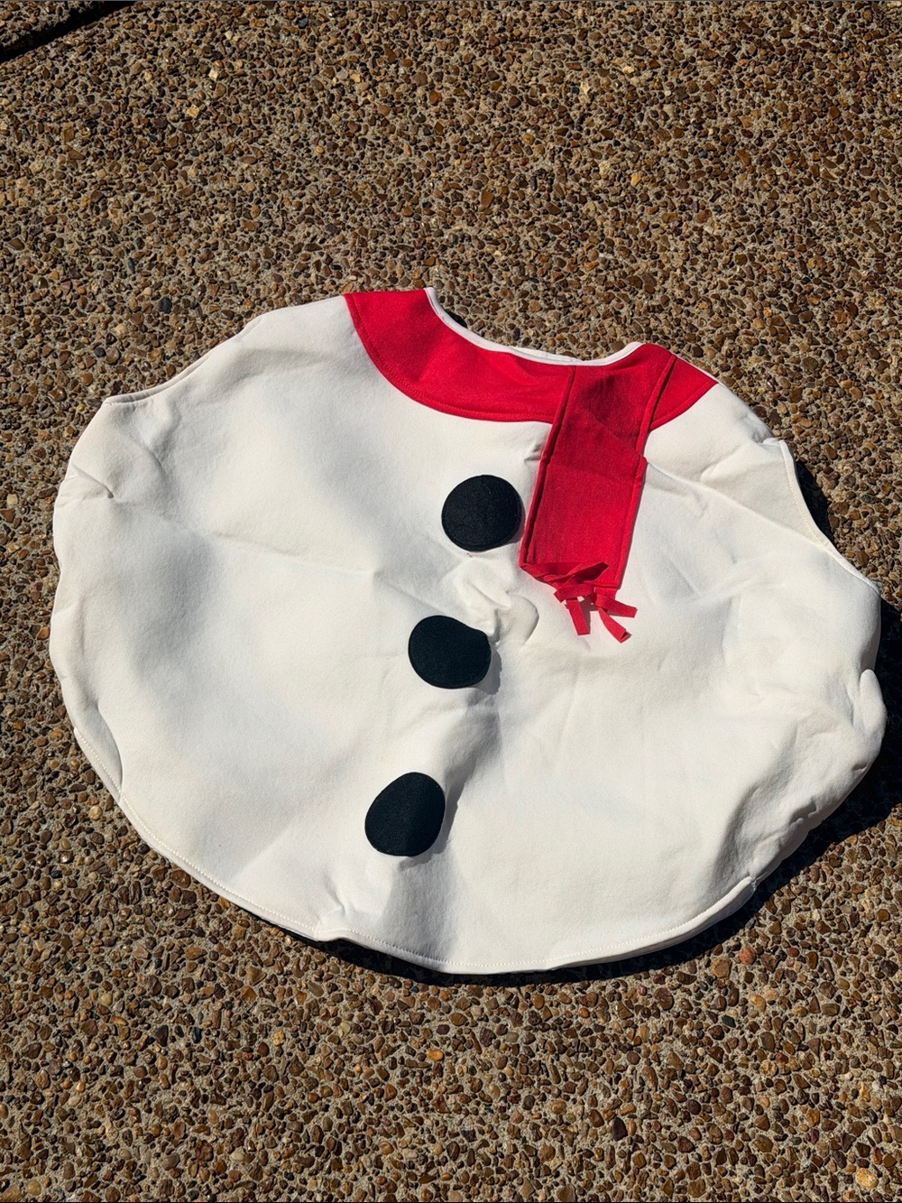 H & M Kids Snowman Body Costume Dress-Up with Red Scarf 1 1/2 - 10 years old